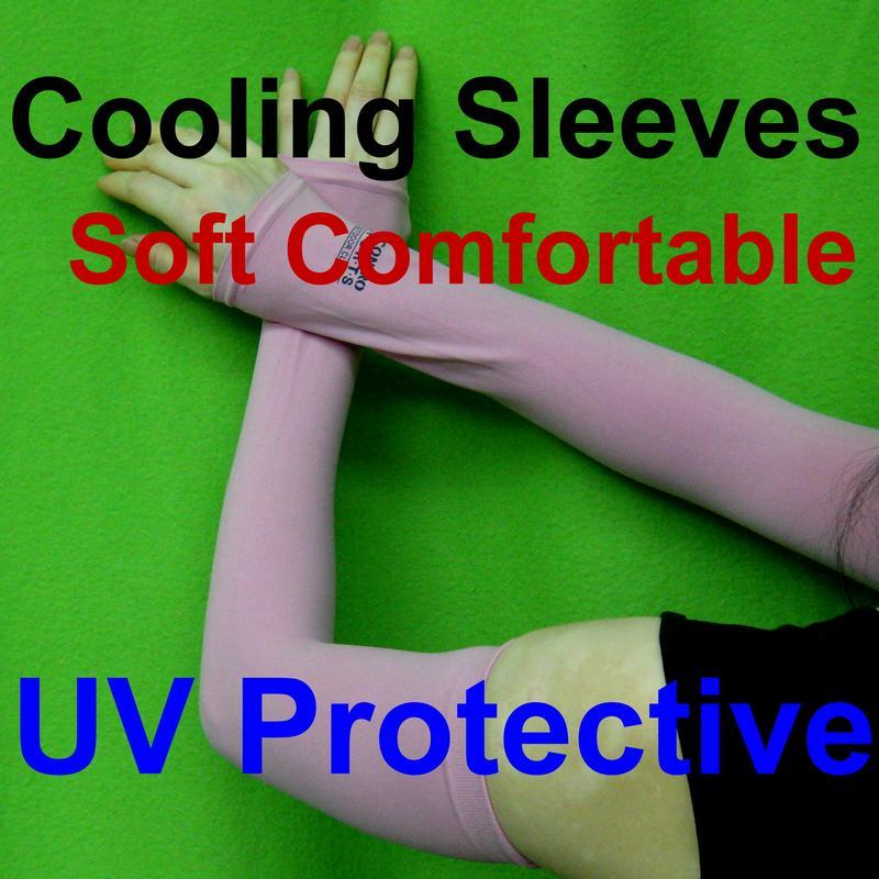 UV防曬透氣袖套涼感戶外健行自行車機車開車適用